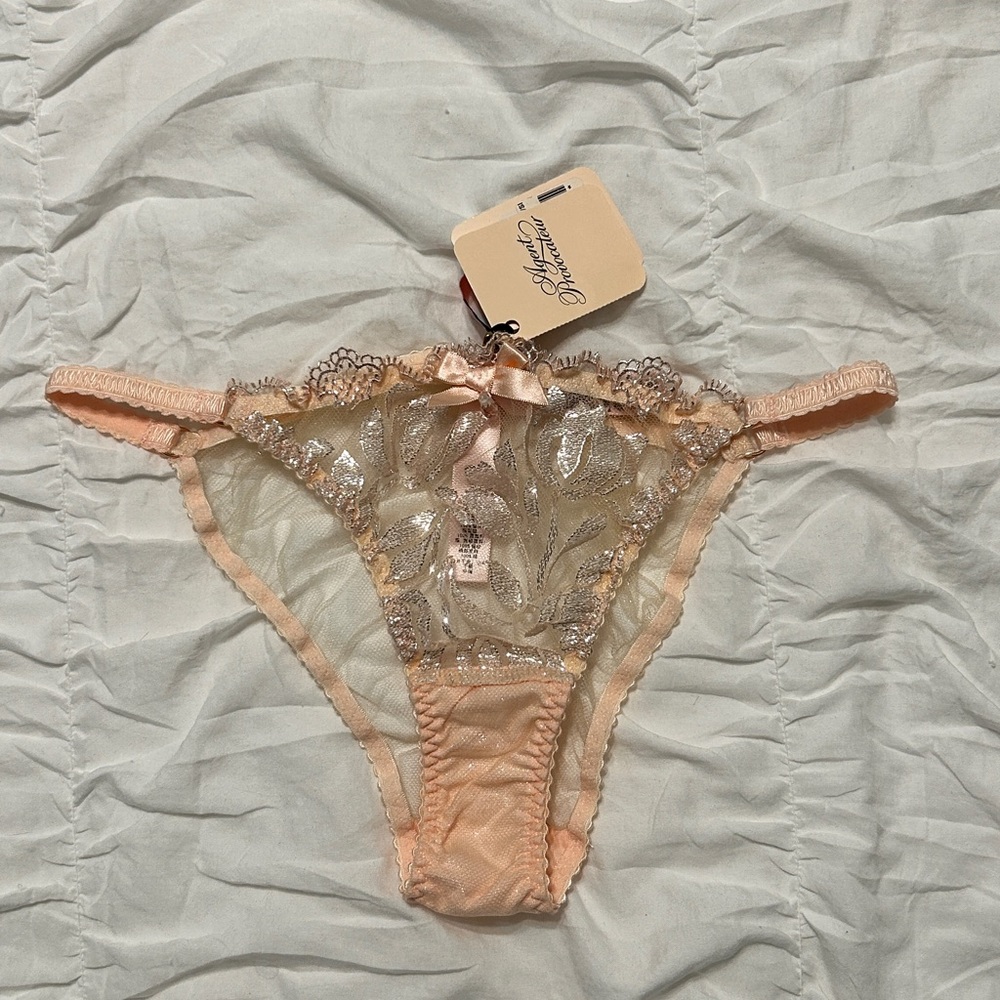 Agent Provocateur Sparkle brief nude size 2 small